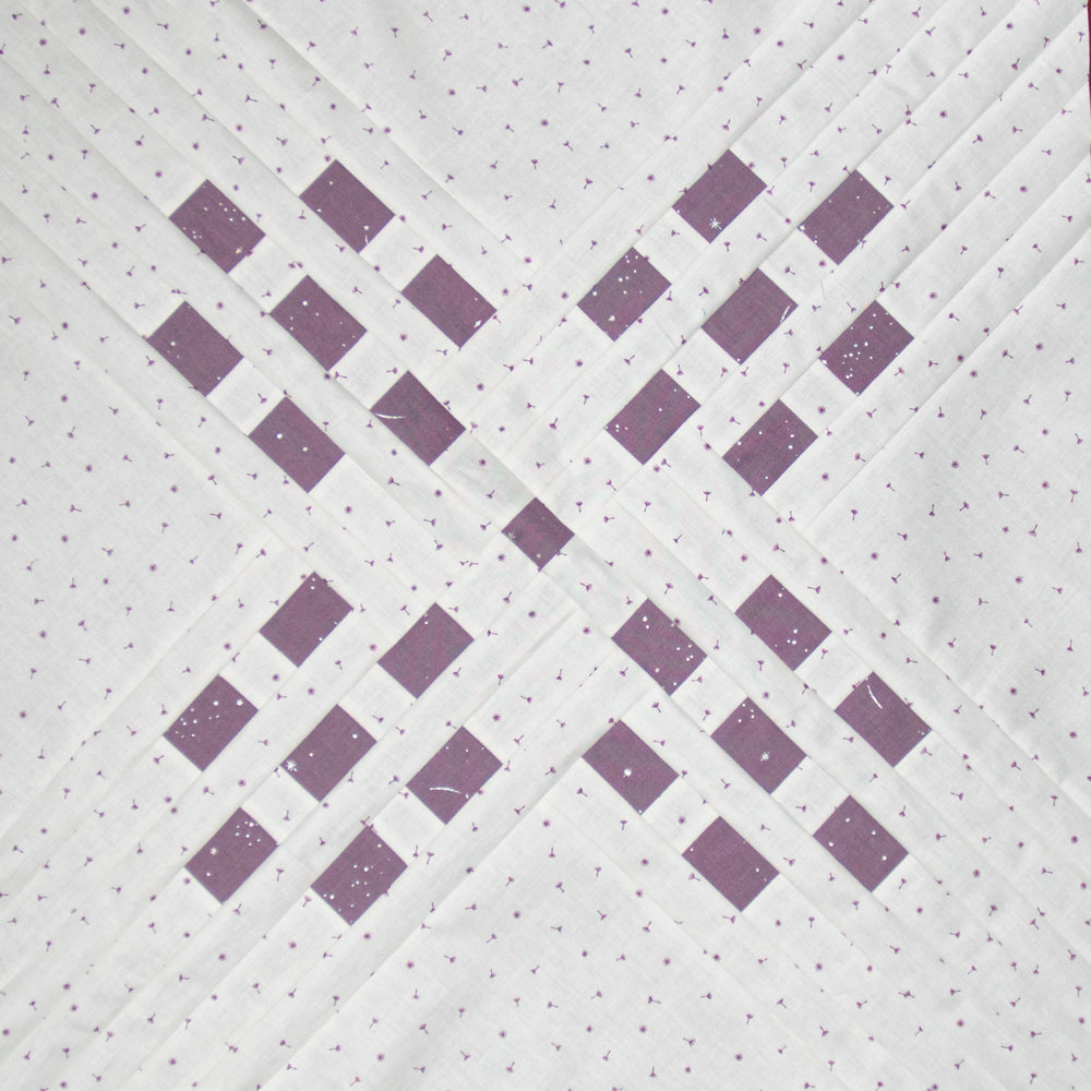 Crossing Over Quilt Block Pattern