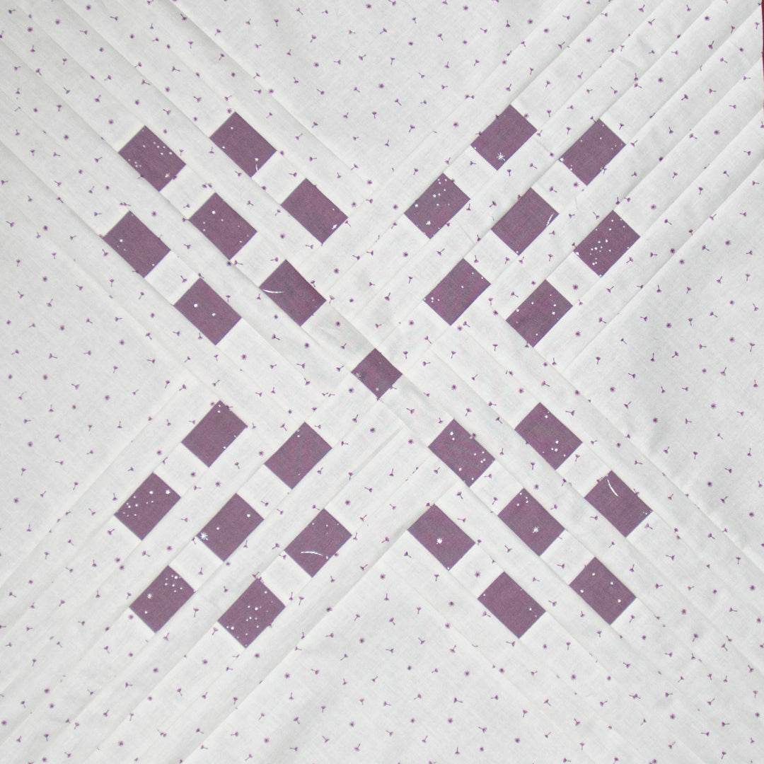 Crossing Over Quilt Block Pattern