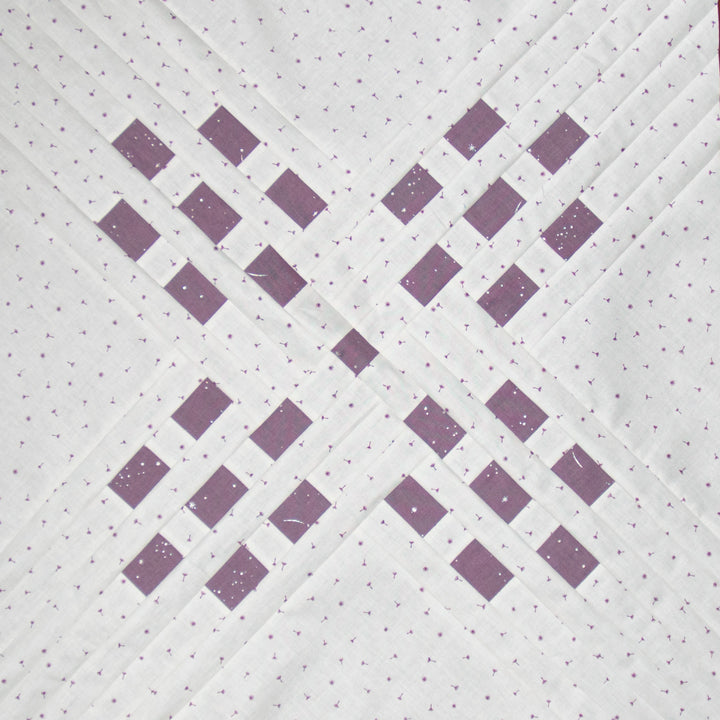 Crossing Over Quilt Block Pattern