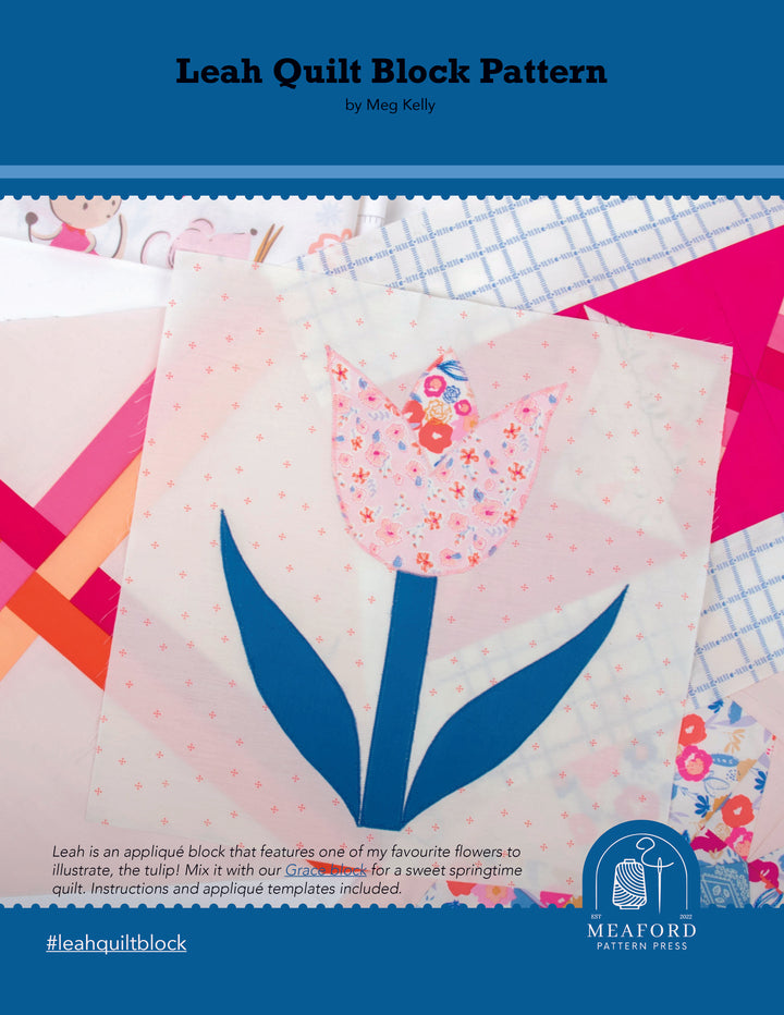 Tulip Appliqué Quilt Block