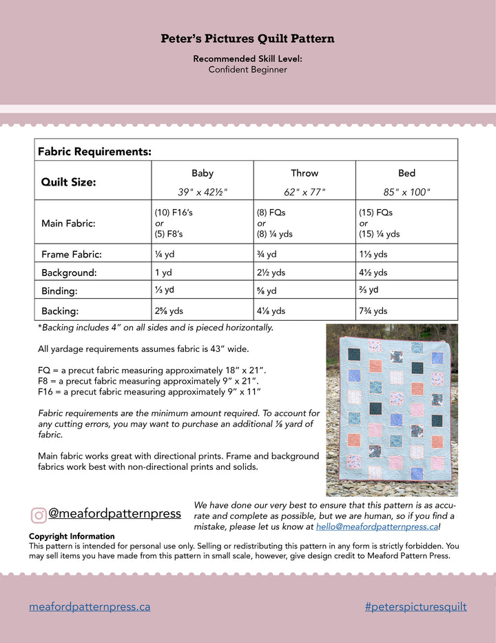 Patchwork Quilt Pattern